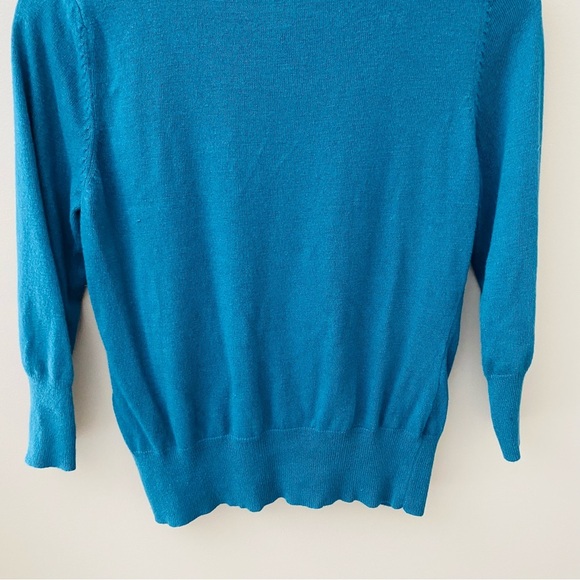 Mossimo Supply Co. Button Up Cardigan Blue/Green Sz Medium - Picture 8 of 9